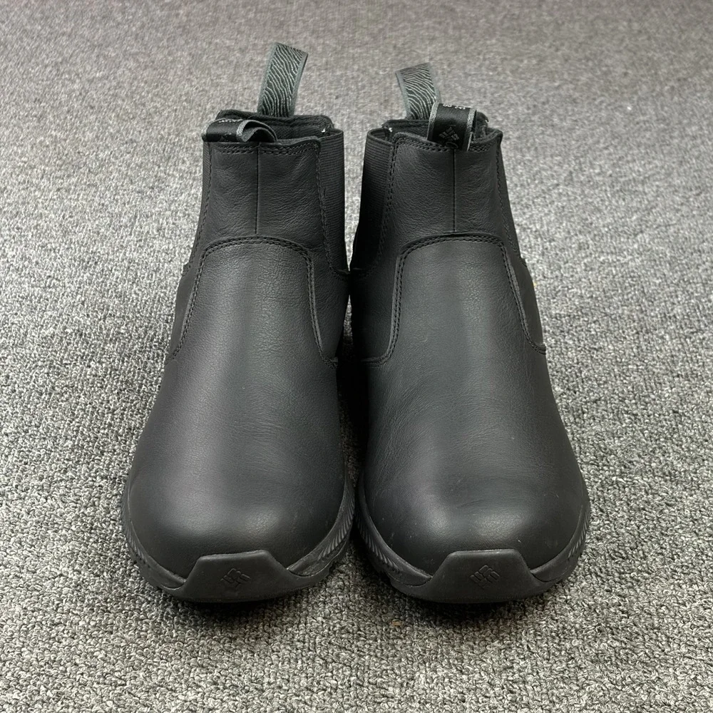 Columbia Landroamer Scout Boots Mens Size 11.5 Black Leather Chelsea BM6880-010